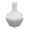 White ceramic vase with hand-glazed surface, a flower arrangement for the living room entrance hall, home decoration Item Picture